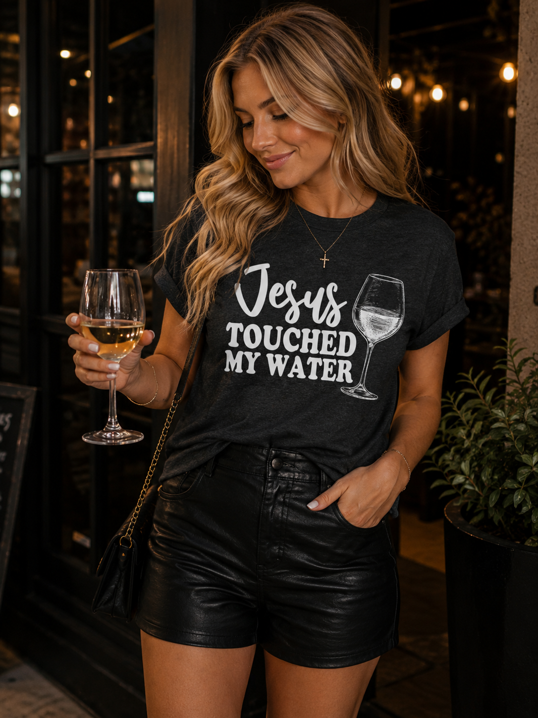 Jesus Touched My Water Tee