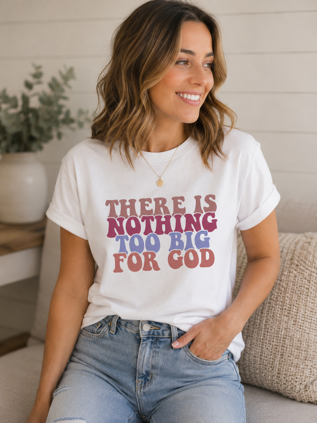 Christian T-Shirt- Nothing to Big for God
