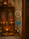 Handmade Ring Hindu Rusty Metal Iron Windchime 12"