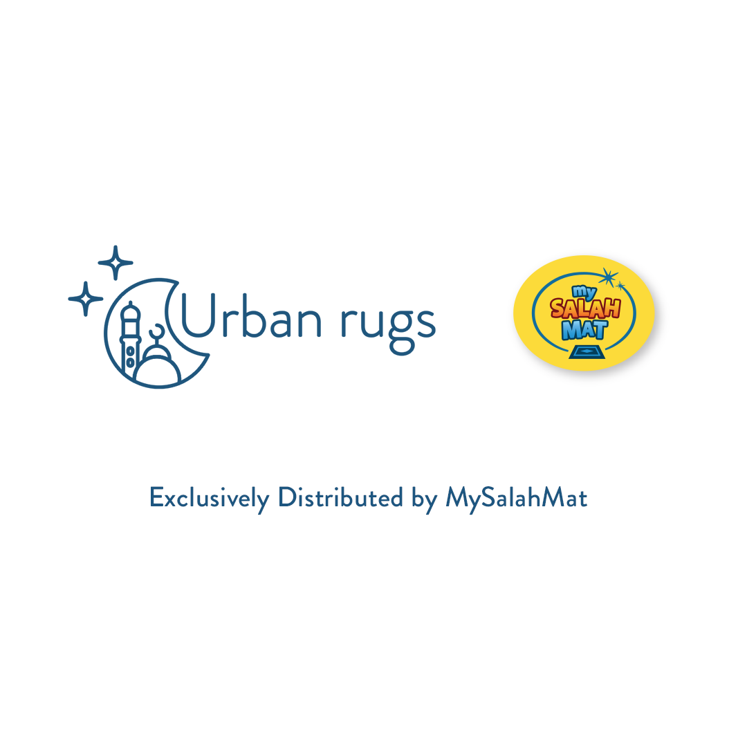 Padded Kids Prayer Mat with Twilight Masjid Design | Urban Rugs UK | Ramadan & Eid Gift