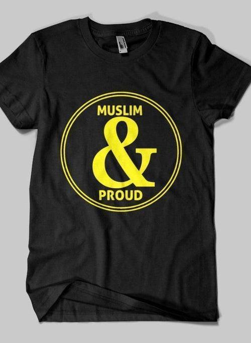 Muslim & Proud Islamic Half Sleeves T-shirt